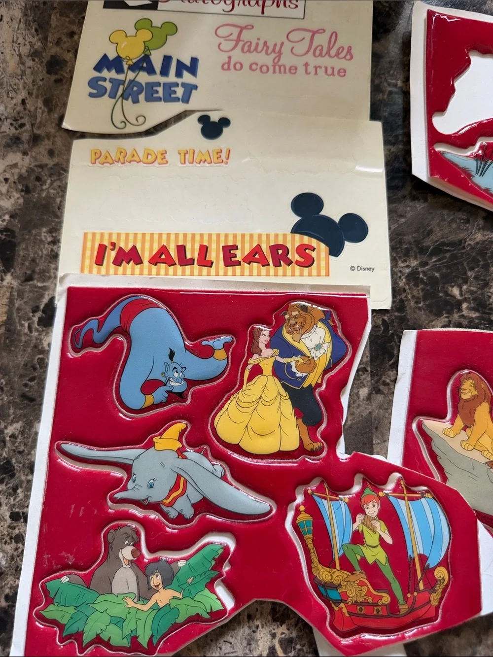 Misc Disney Scrapbook Stickers